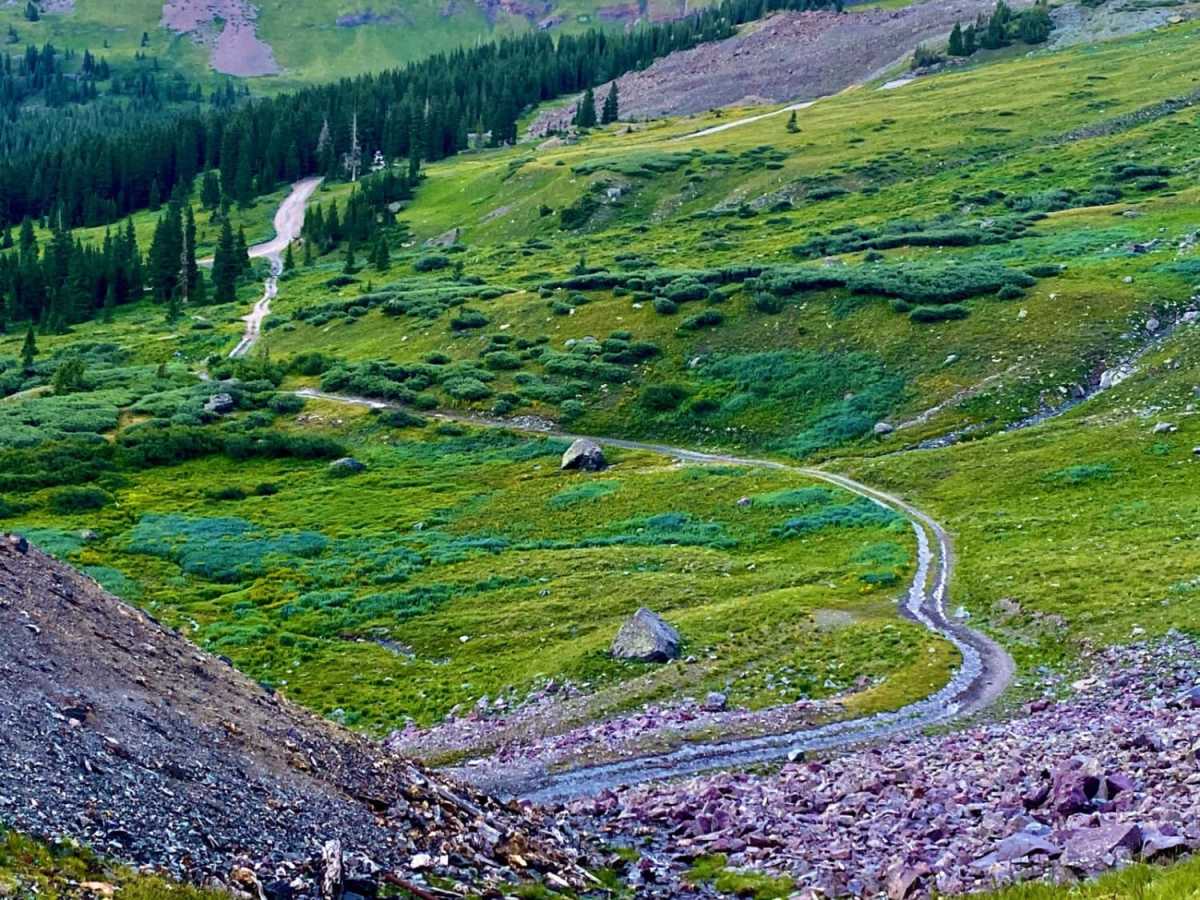 Old mine roads off of Imogene Pass Rd photo 4
