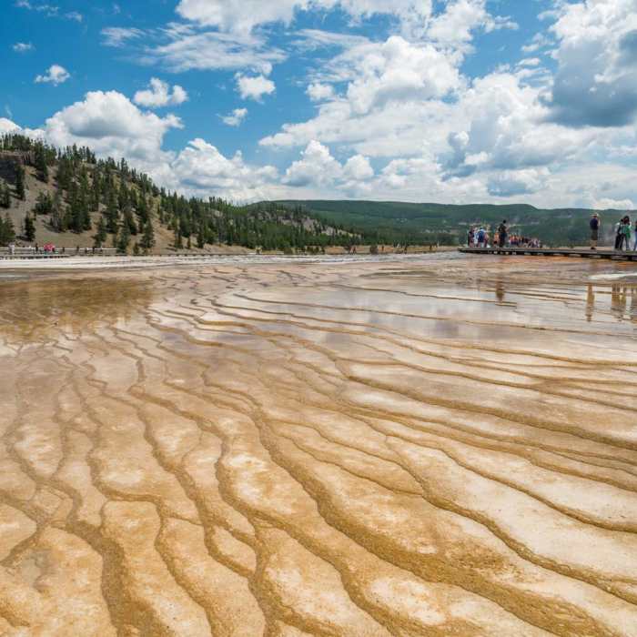 Near Midway Geyser Basin