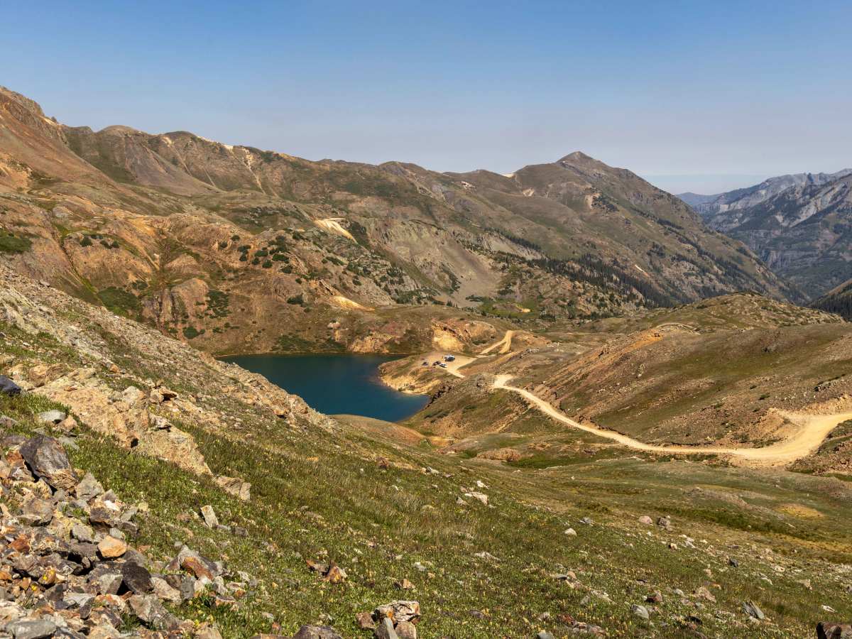 Hurricane Pass, Corkscrew Gulch trail photo