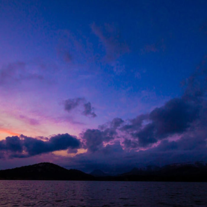 Sunset at Island Lake. with permission from Hobbes7714 Photo Credit: Andrew Wahr Link: https://twitter.com/WahrAndrew Near Island and Night Lakes