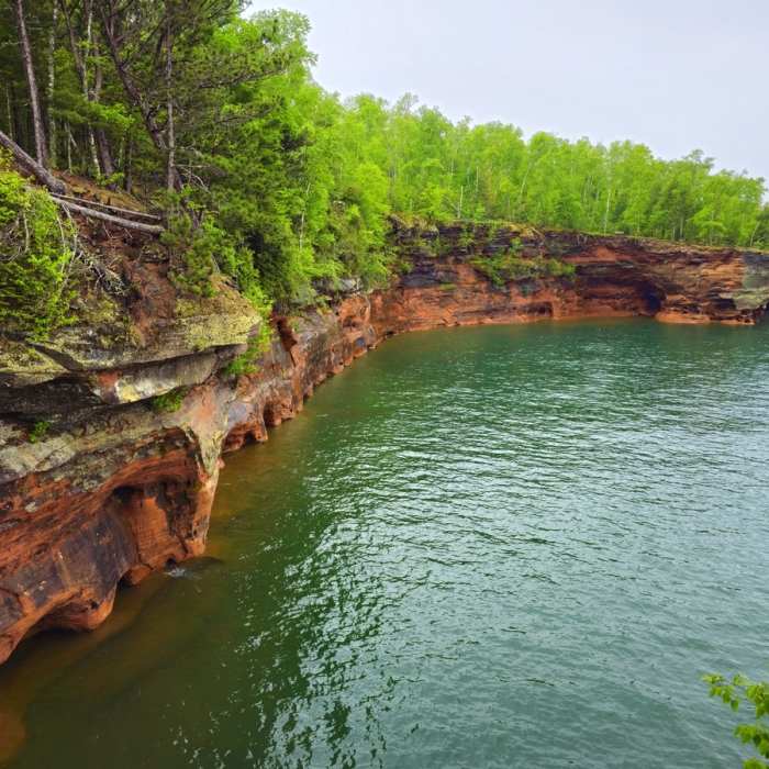 Near Apostle Islands Sea Cave Trail