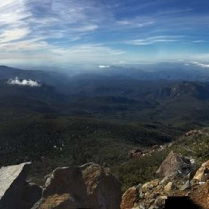 The view west from Cuyamaca Peak is simply stunning. Near Cuyamaca Peak