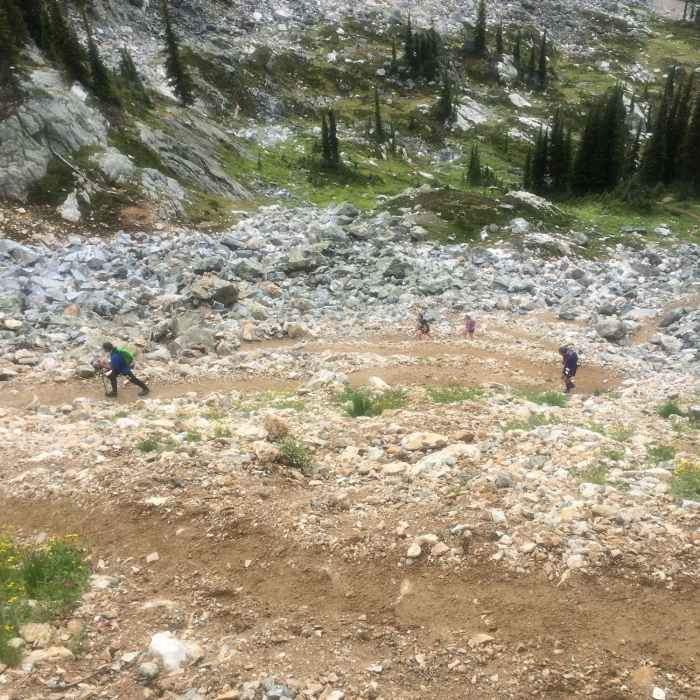 Near Eva, Jade, and Miller Lakes