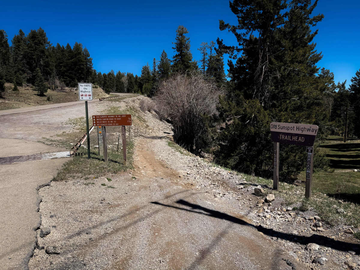 Old Sunspot Highway - FS 5009  trail photo