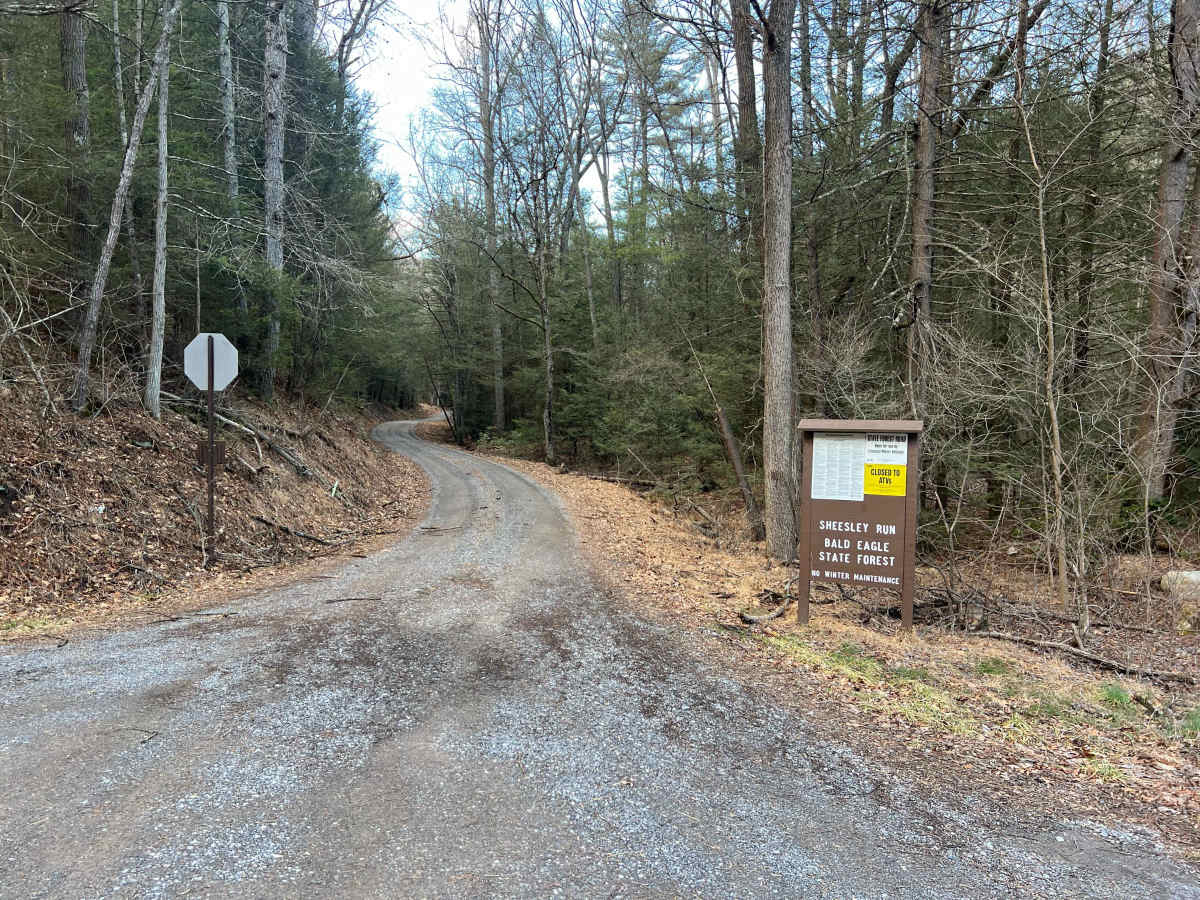 Sheesley Run Road trail photo
