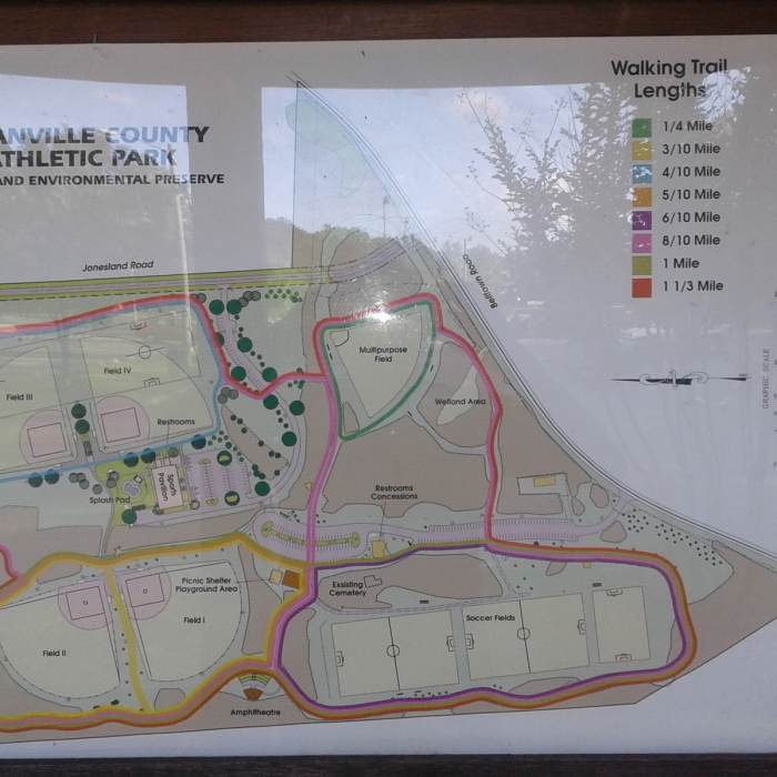 An informative kiosk and map are located at the main building. Near Granville Athletic Park (GAP) Outer Loop