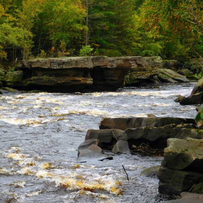 Hell's Gate stands along the Kettle River. Near The Best of Banning State Park