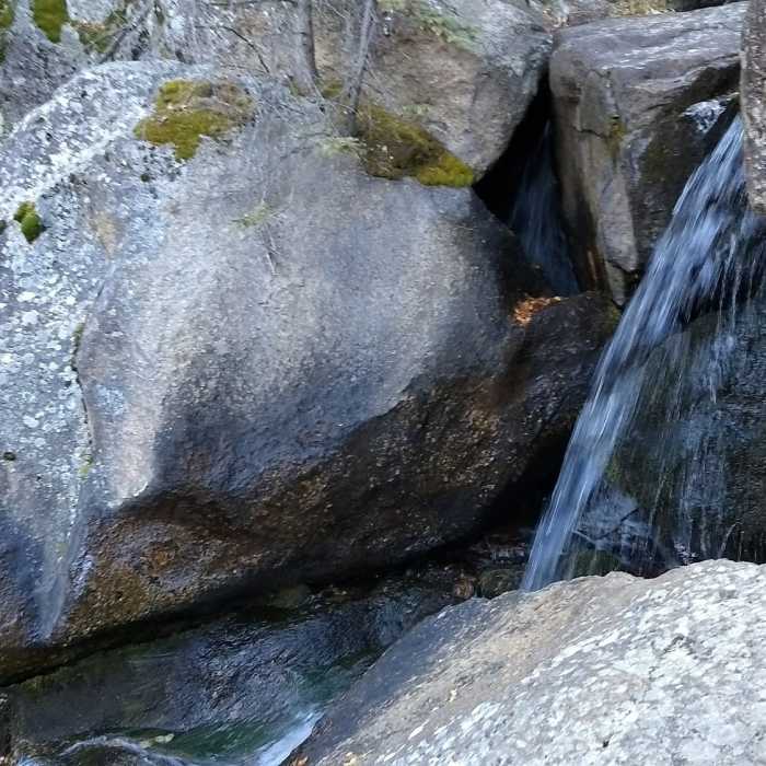 One of many small waterfalls. Near Thomas Trail