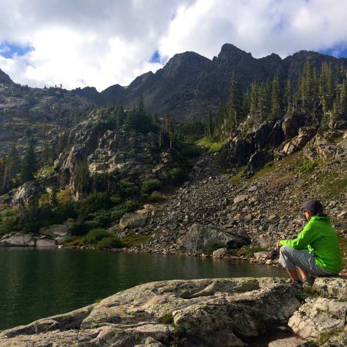 Rest at Fancy Lake Near Fancy Pass Trail #2006