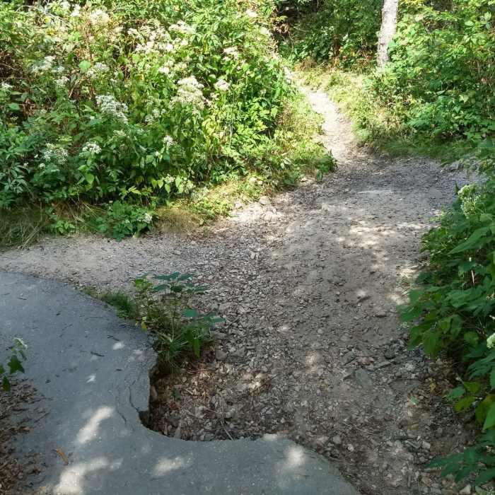 Near Devil's Courthouse