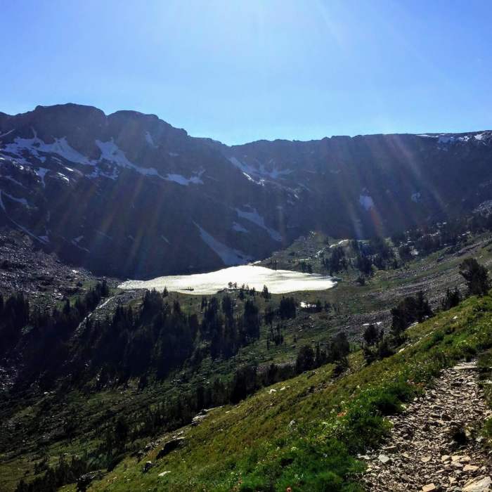 Near Jenny Lake to Lake Solitude