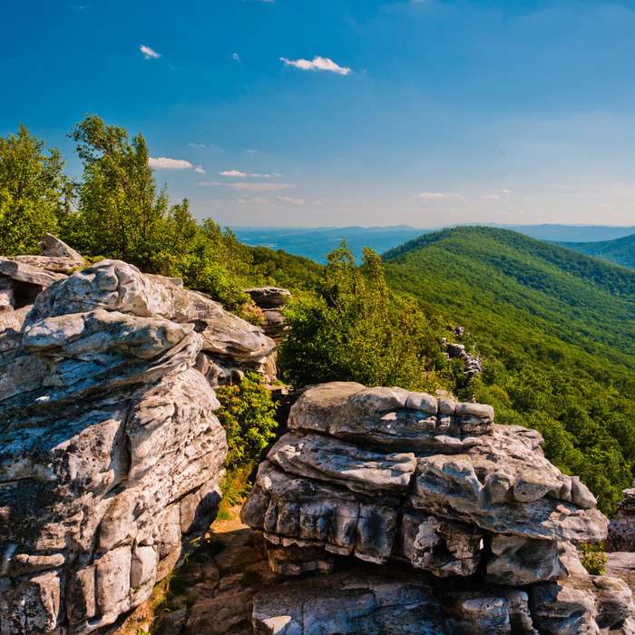 Near Big Schloss from Wolf Gap