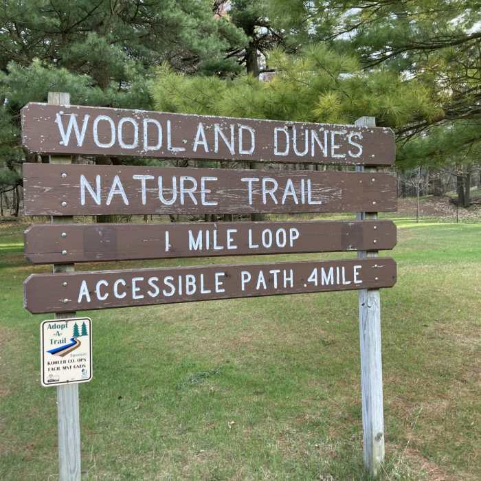 Near Woodland Dunes Trail Near Woodland Dunes Trail