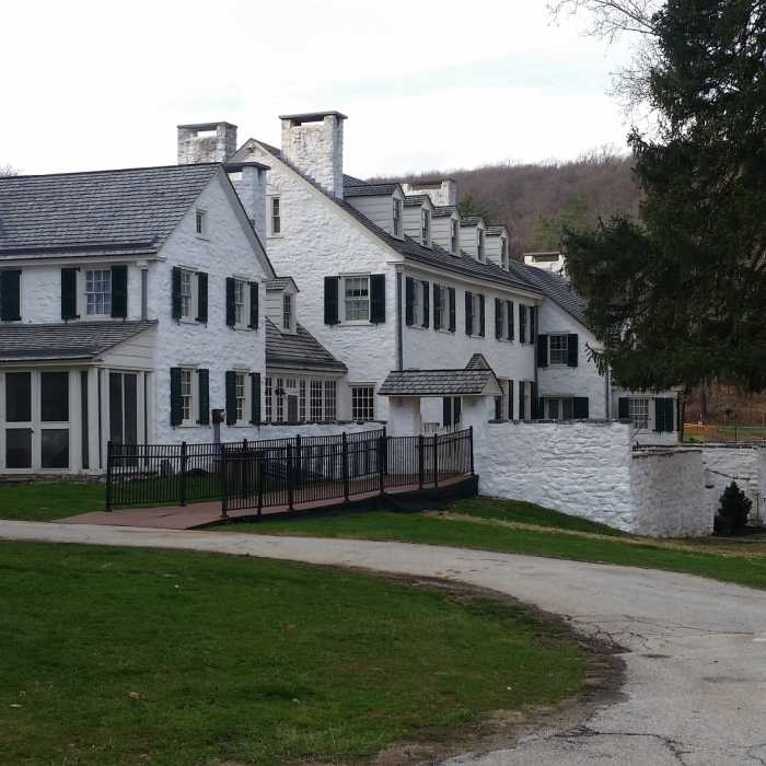 Knox Estate, Currently serving as a library Near Valley Creek and Knox Farm