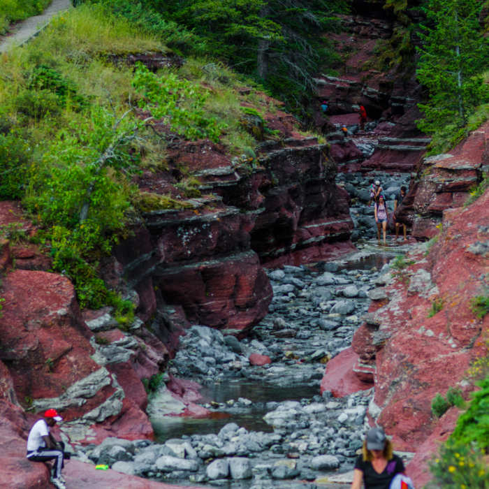 Near Blakiston Falls