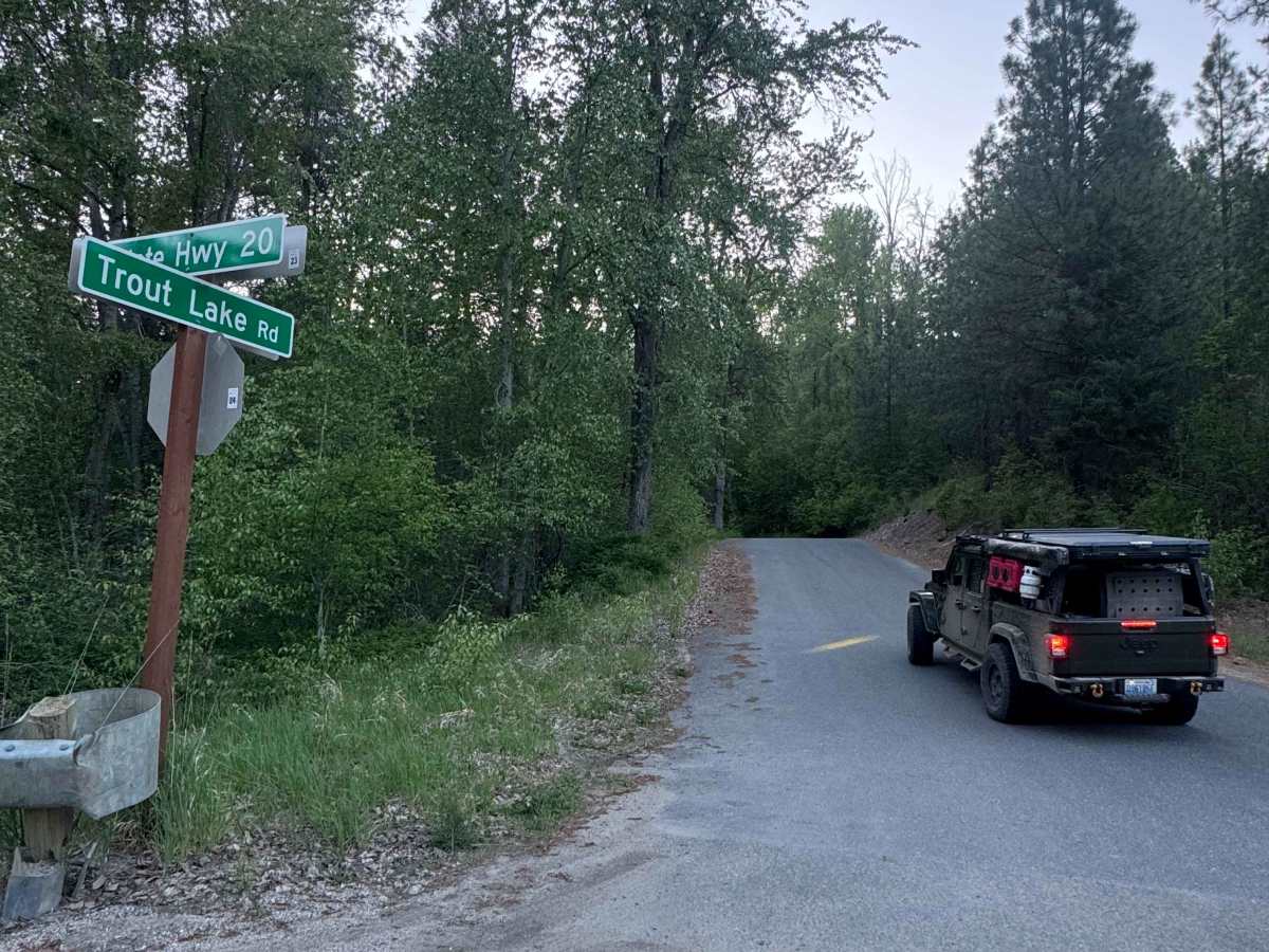 Trout Lake Road  trail photo