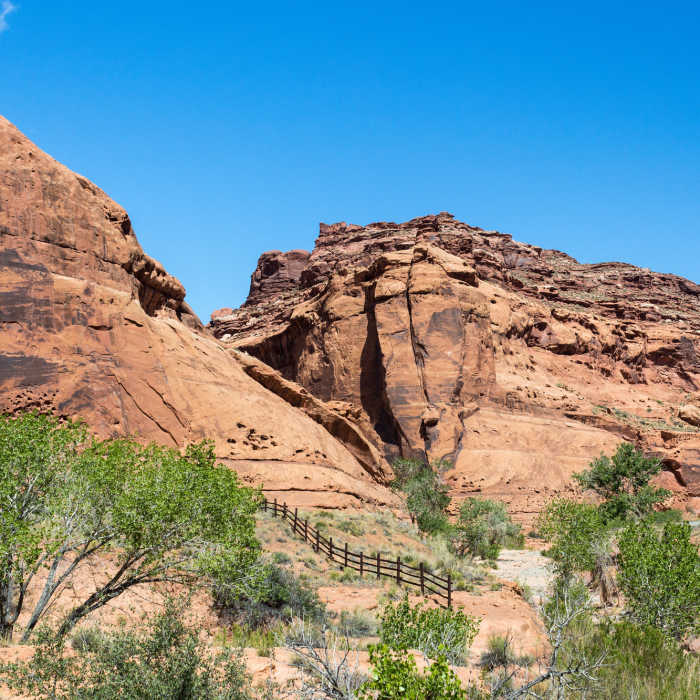 Hog Springs Rest Area and the start of the Hog Canyon Trail. Near Hog Canyon Trail