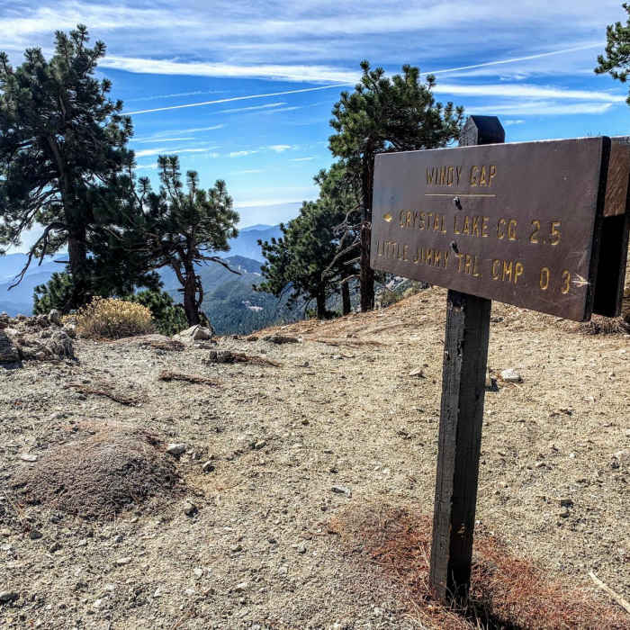 Near Crystal Lake to Hawkins, Throop, and Baden-Powell