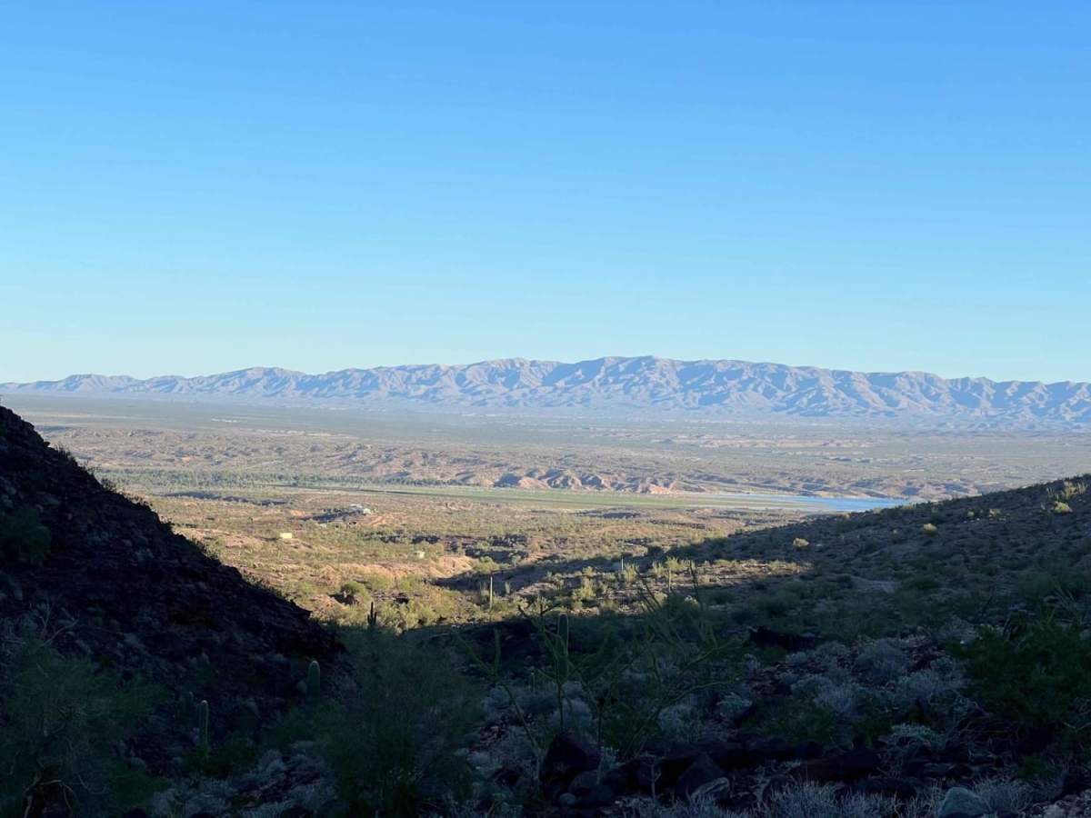 Backway to Alamo Lake trail photo