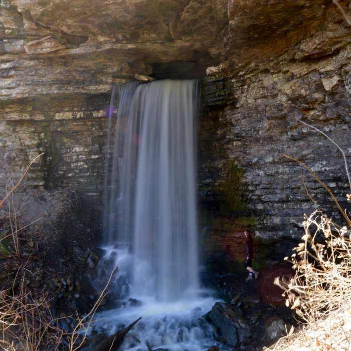 Near Big Creek Cave Falls Near Big Creek Cave Falls