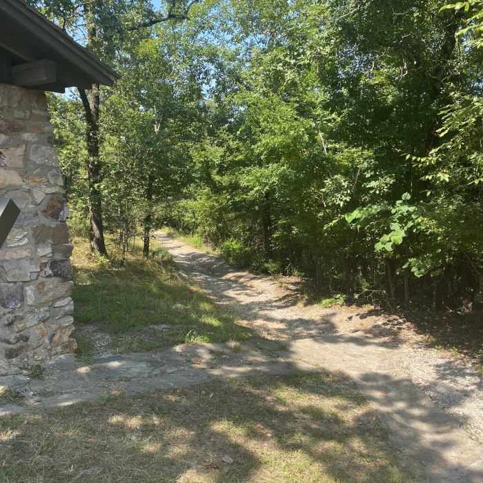 Top of the Gulpa Gorge Trail Near Hot Springs Mountain Loop
