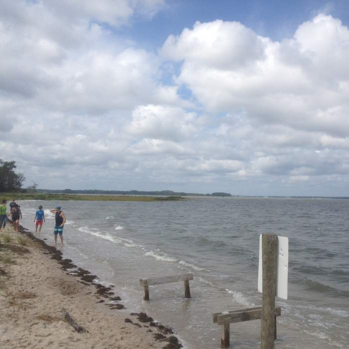 Pasture Point Beach Near James Farm Loop