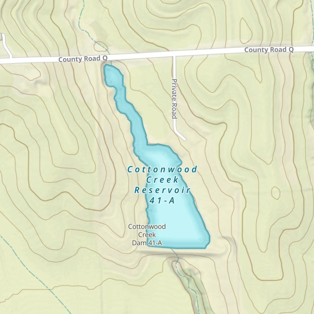 Cottonwood Creek Reservoir 41-A photo