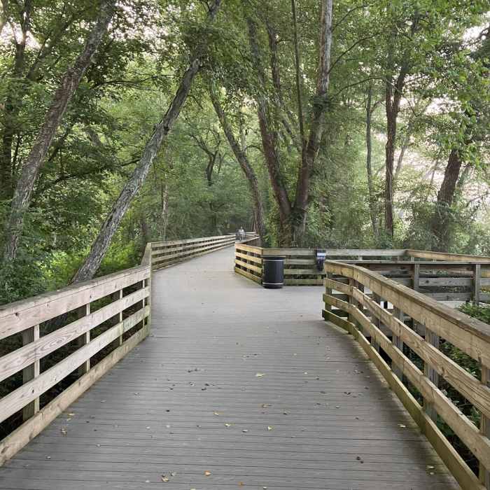 Near Roswell Riverwalk Boardwalk
