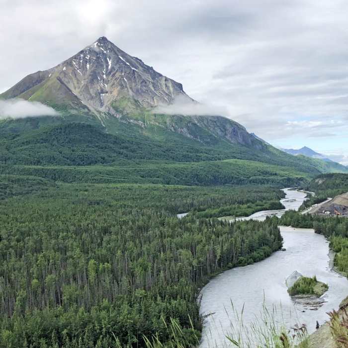 Near Matanuska Glacier