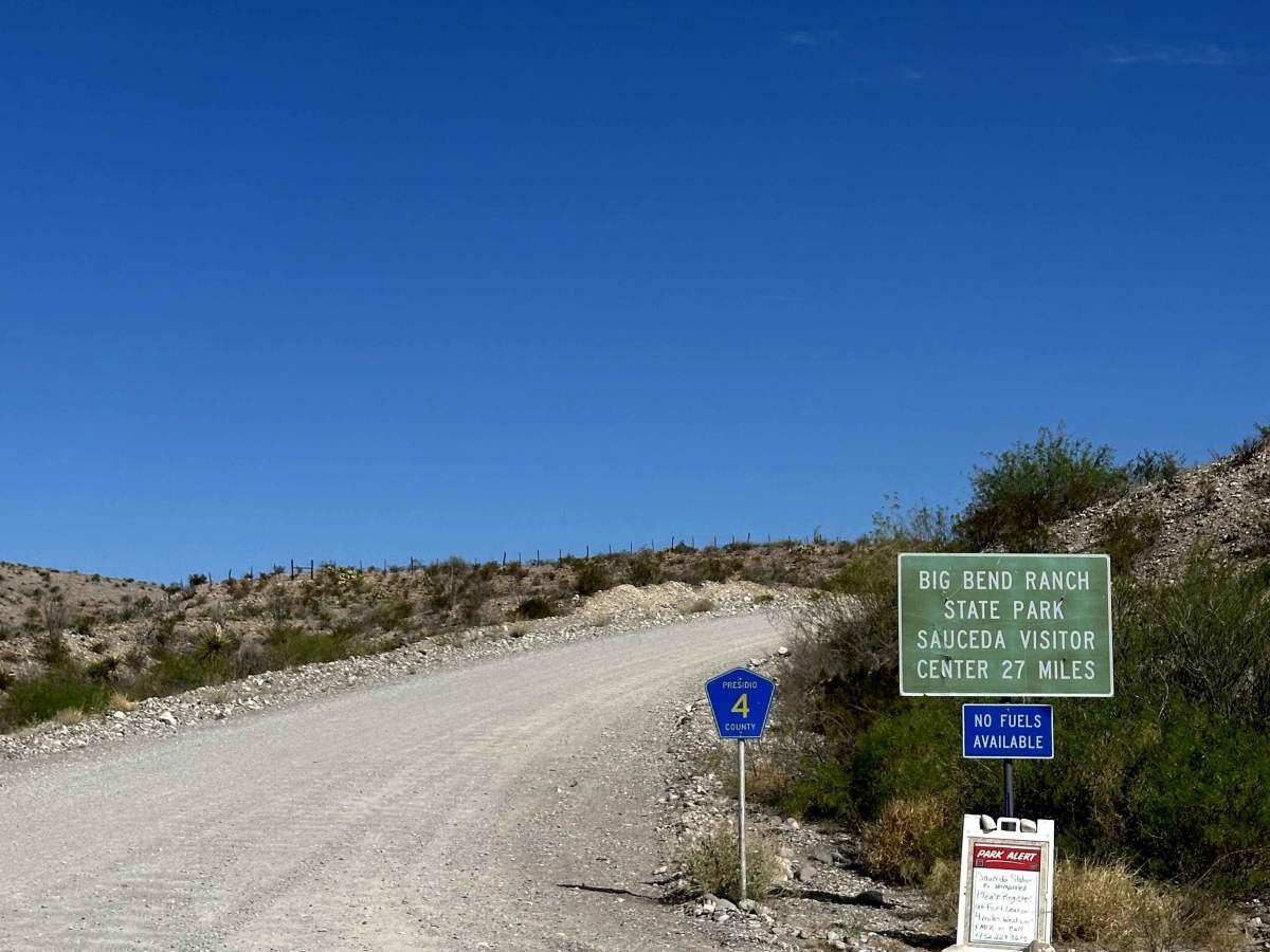 Big Bend Ranch State Park Entrance trail photo