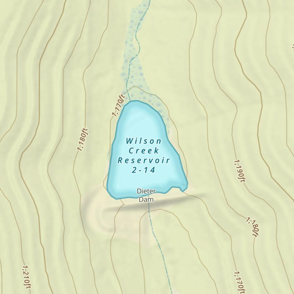 Wilson Creek Reservoir 2-14 photo