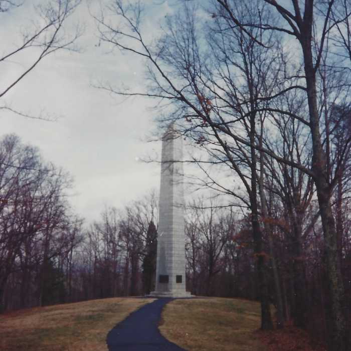 Battle Memorial Near Kings Mountain Battlefield Loop