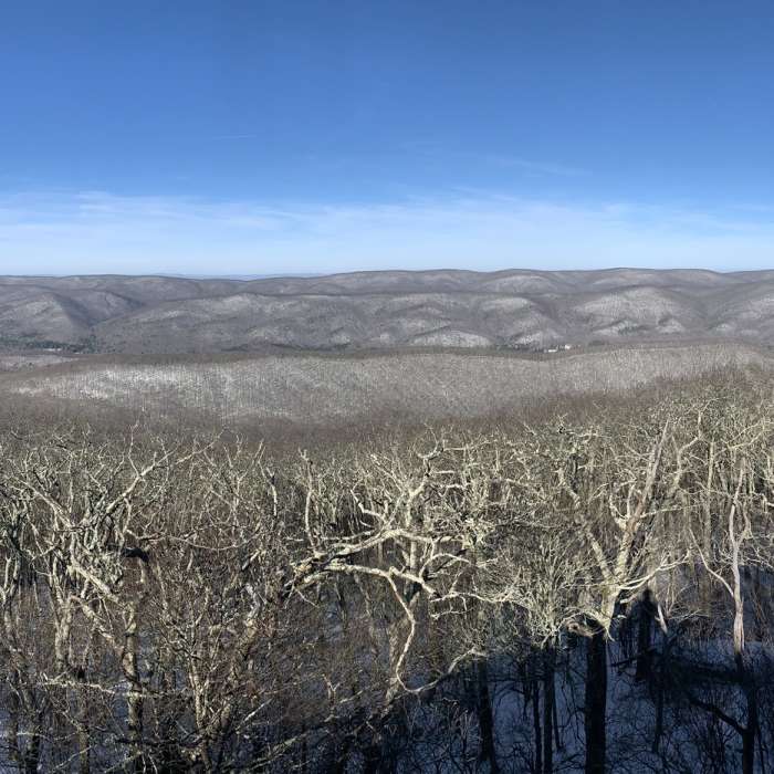 Near Potts Mountain-Salt Pond Mountain Loop