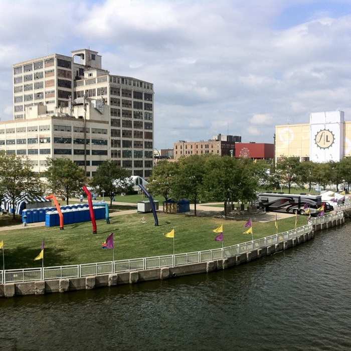 A summer festival marks the beginning of the Rock River Recreation Path in Davis Park. Near Rock River Recreation Path