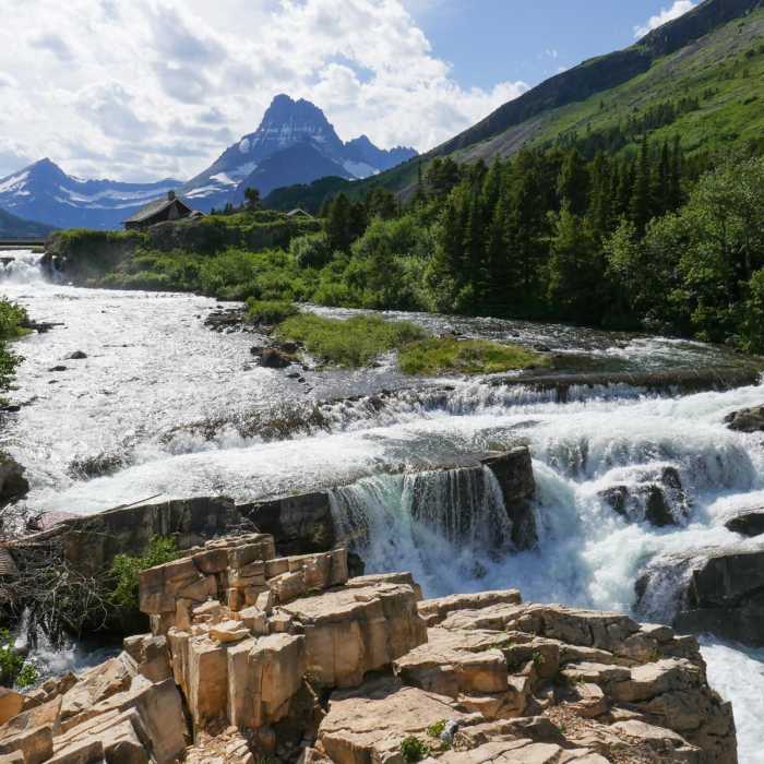Near Swiftcurrent River Falls