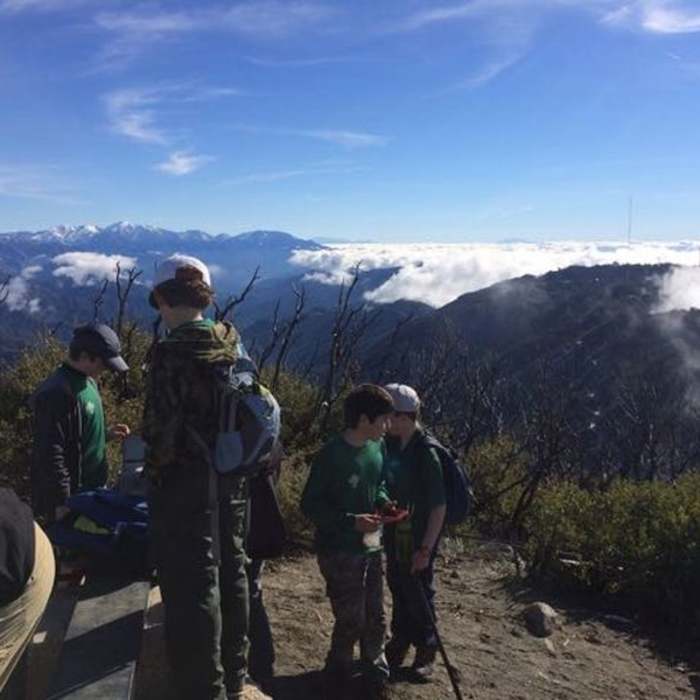 Near Red Box to San Gabriel Peak