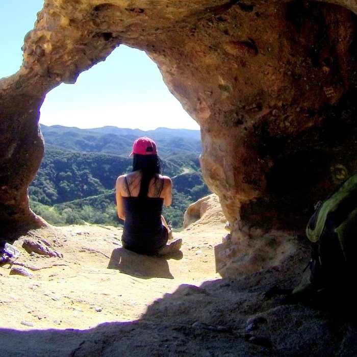 Near Santa Ynez Canyon Trail to Eagle Rock
