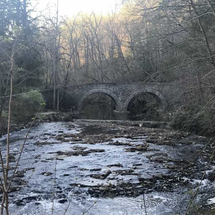 Rex Ave Bridge Near North Wissahickon Loop