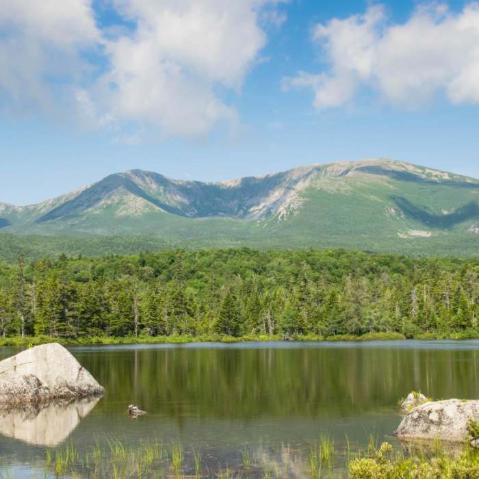 Near South Turner Mountain via Sandy Stream Pond
