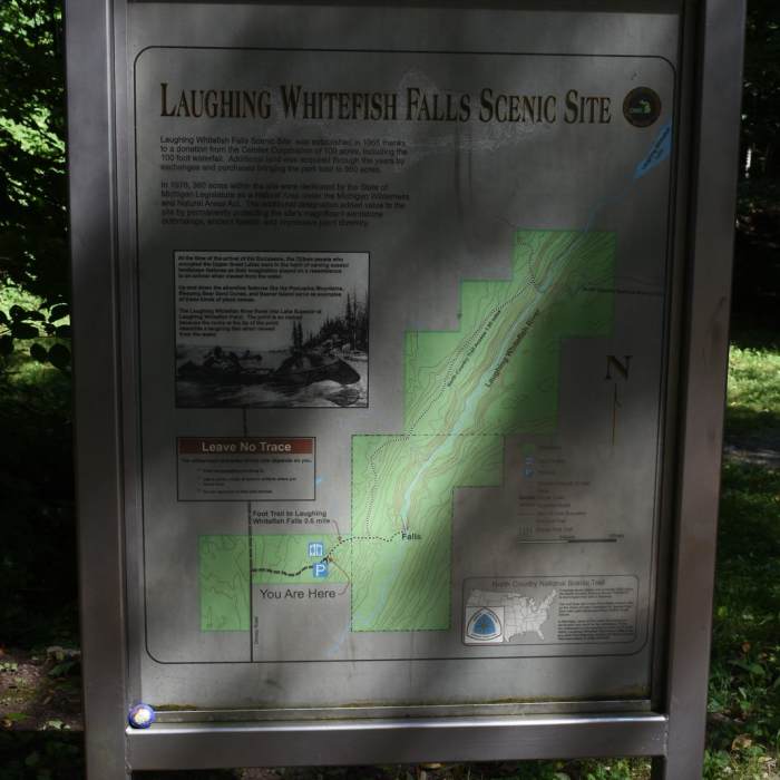 Near Hike to Laughing Whitefish Falls Near Hike to Laughing Whitefish Falls