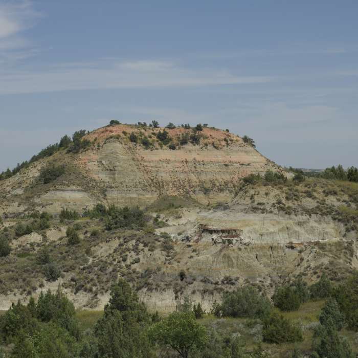 Hiking down into the Canyon allows you to get up close with the formations that make Painted Canyon famous. Near Painted Canyon Nature Trail