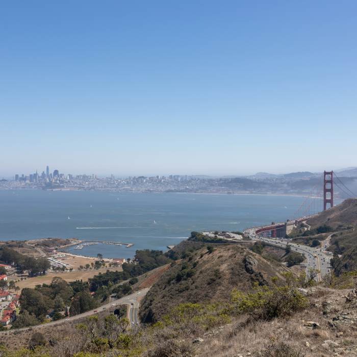 Near Golden Gate Bridge Overlook Out-and-Back