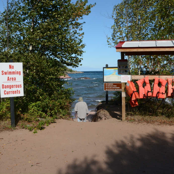 The currents and cold water have claimed a few lives Near Little Presque Point
