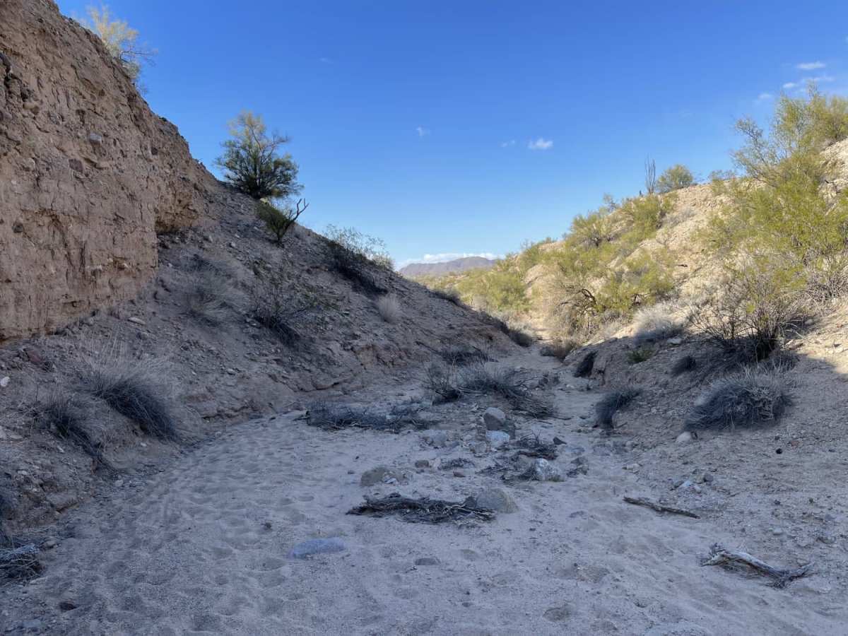The Not a Slot Canyon trail photo