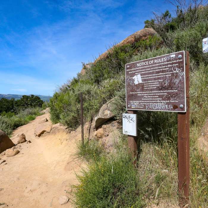 Near Bishop Peak via Foothill Boulevard