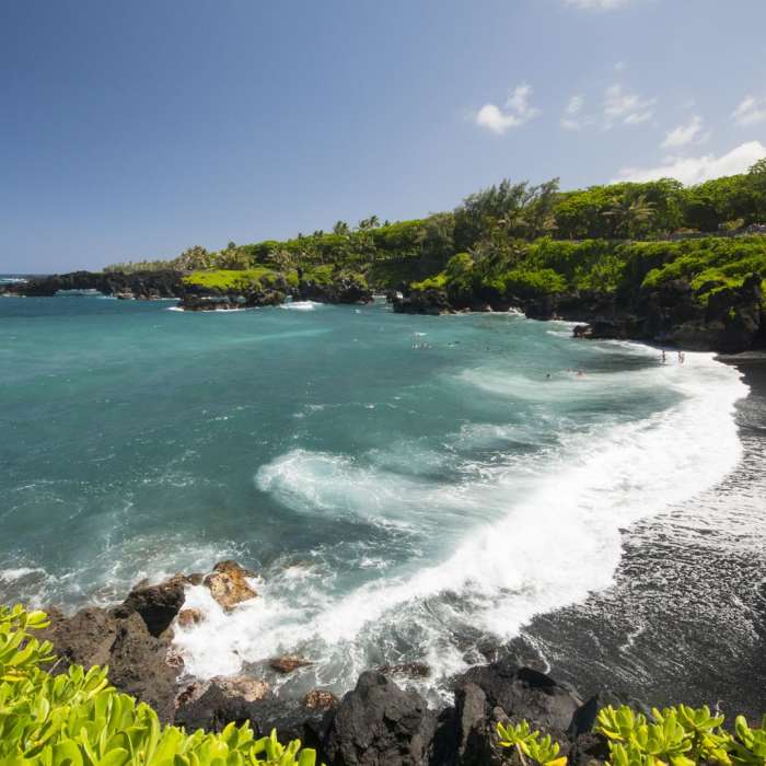 Near Wai'anapanapa Coastal Trail to Pukaulua Point Near Wai'anapanapa Coastal Trail to Pukaulua Point