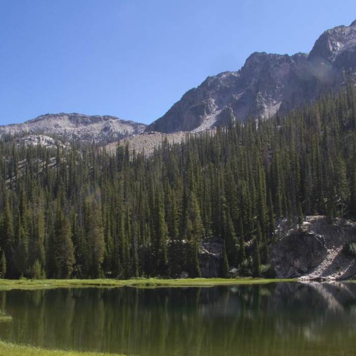 Near Middle Fork of the Boise River, Rock Creek Canyon and Timpa Lake Near Middle Fork of the Boise River, Rock Creek Canyon and Timpa Lake