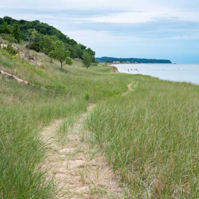 Photo courtesy of MI Dept. of Natural Resources. © 2018 State of Michigan Near Saugatuck Dunes Figure-Eight