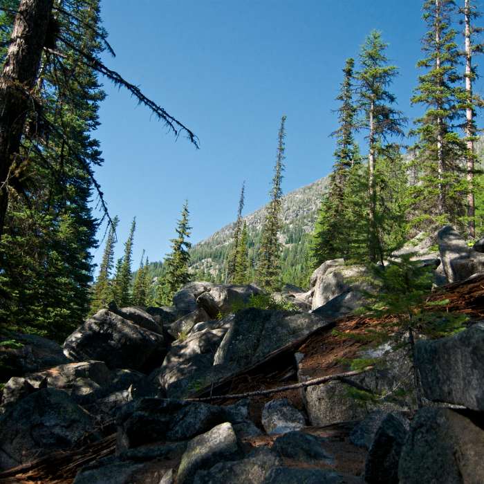 Near Mirror Lake via the East Lostine River Trail