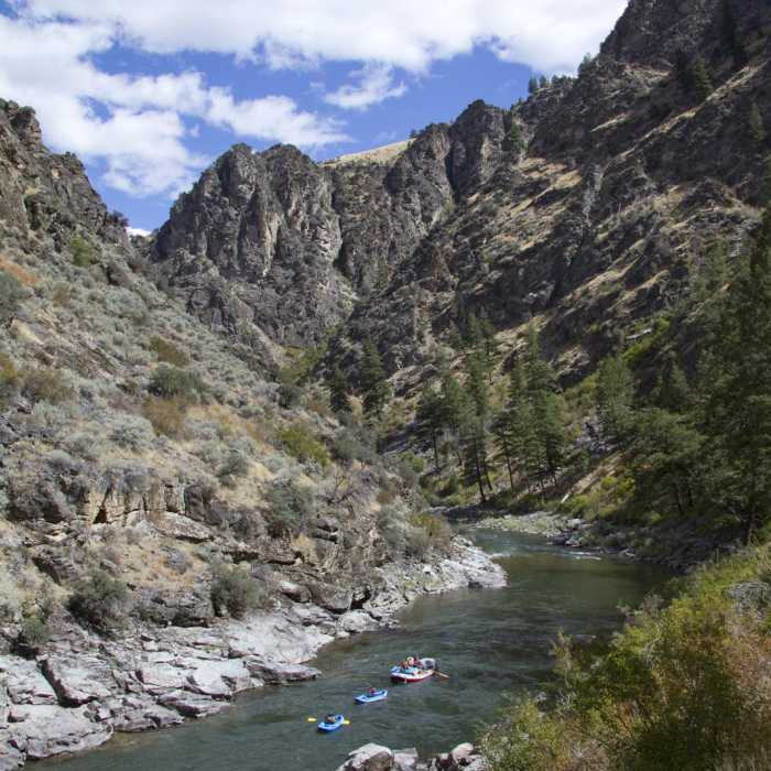 Near Middle Fork of the Salmon River Trail a Day 5